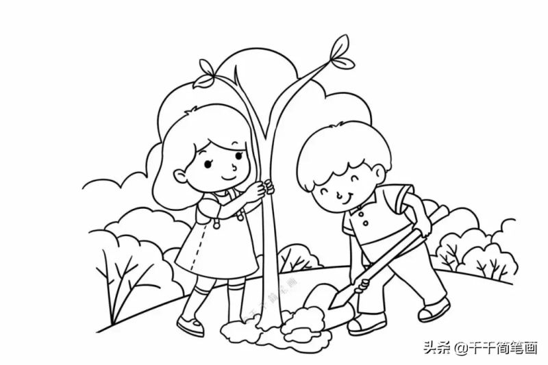 幼儿园简笔情景画（幼儿园简笔情景画图片大全）