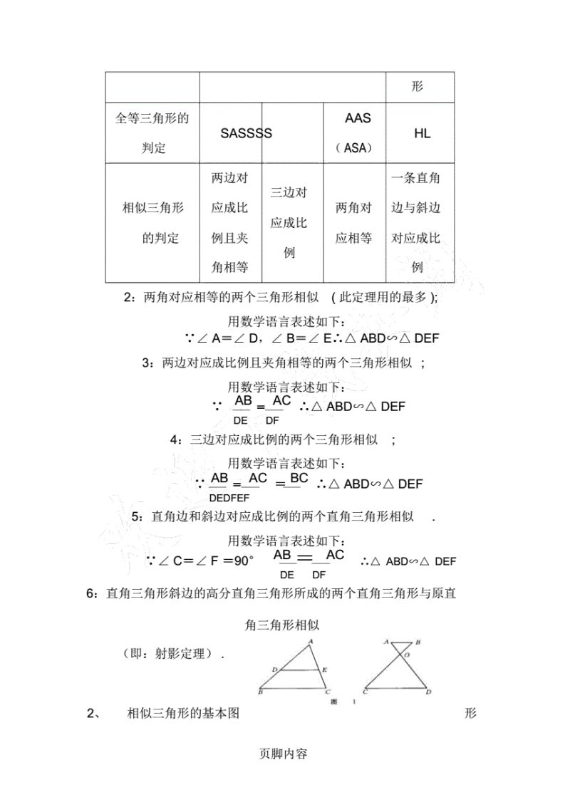 初二数学小升初知识点归纳（初二升初三的数学知识点）