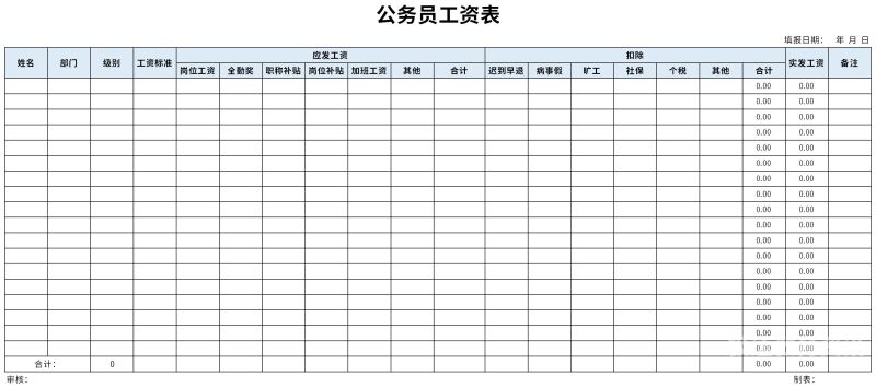 山东机关公务员工资多少（山东机关公务员工资多少一个月）