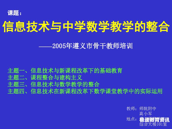 初中数学多媒体辅助软件（初中数学你是如何使用多媒体教学）